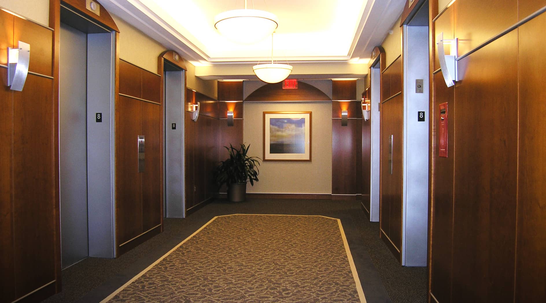 Office Elevator Lobby Design & Remodeling, Arlington, VA