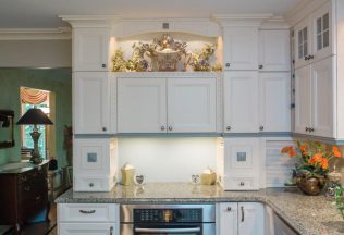 Custom Kitchen cabinetry details, lighting design, Kitchen remodeling Fairfax, VA