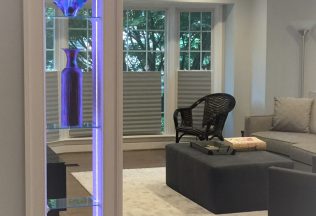 Home Remodeling, Custom Accent Shelving, Lighting Design, Burke, VA