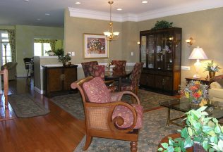 Interior Design Townhome, Furnishings, Area Carpets, Fauz Paint Wall Finishes, Fairfax, VA
