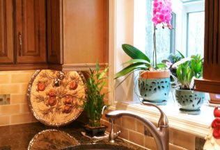 Small Kitchen design planning, Kohler Smart Divide Porcelain Sink, Garden Window, Centreville VA