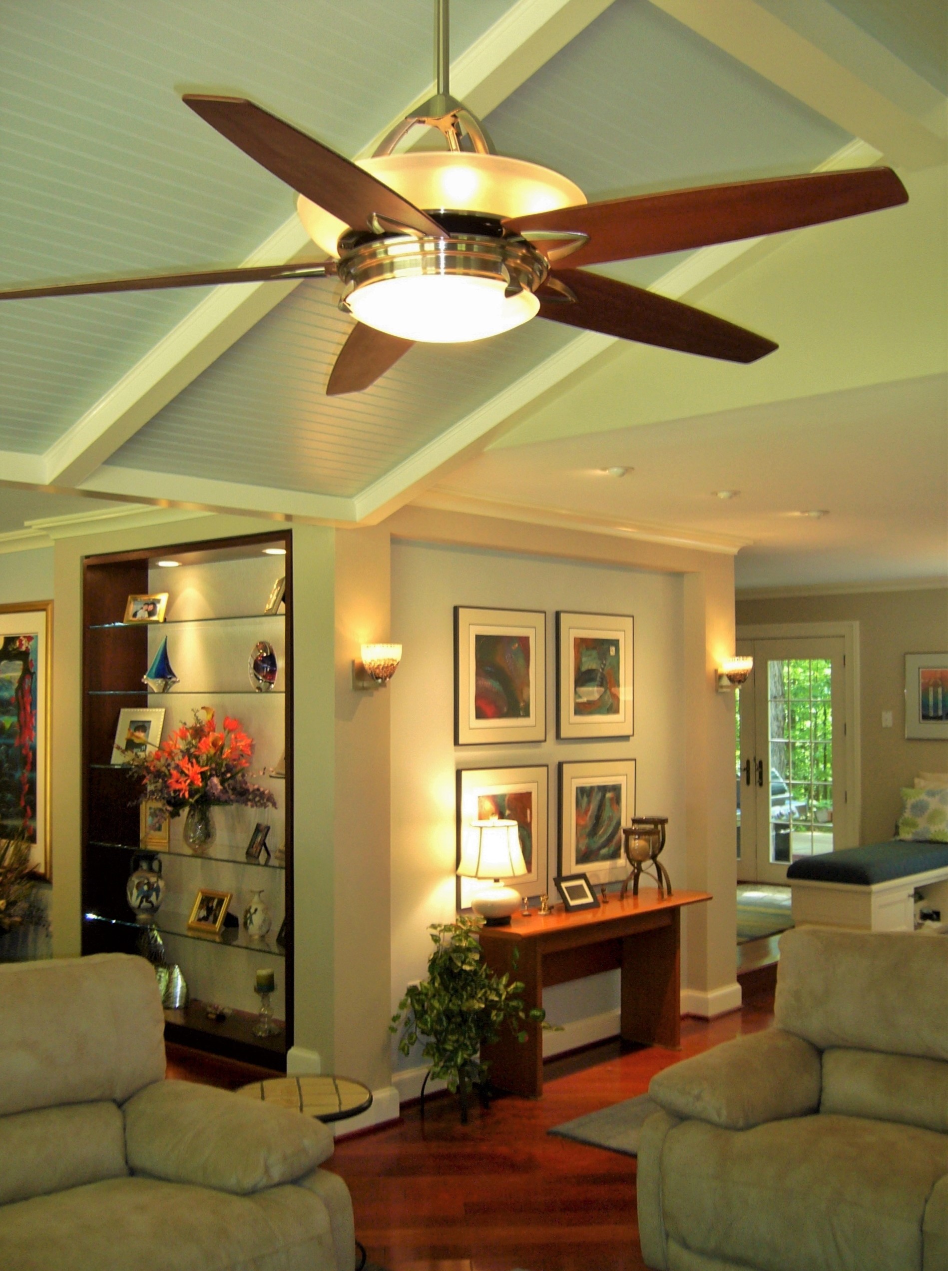 Home addition design and planning, cathedral ceiling, Lighting Design, Fairfax VA