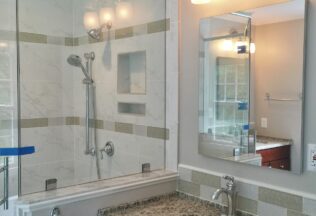 Home Remodeling, Master Bathroom, Shower and Custom Vanitiy Annadale VA