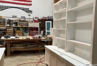 Made in America, Custom Bookcases, shop painted, Home Remodeling, Burke, VA