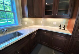 Cambria Countertops, Inset Kitchen Cabinets